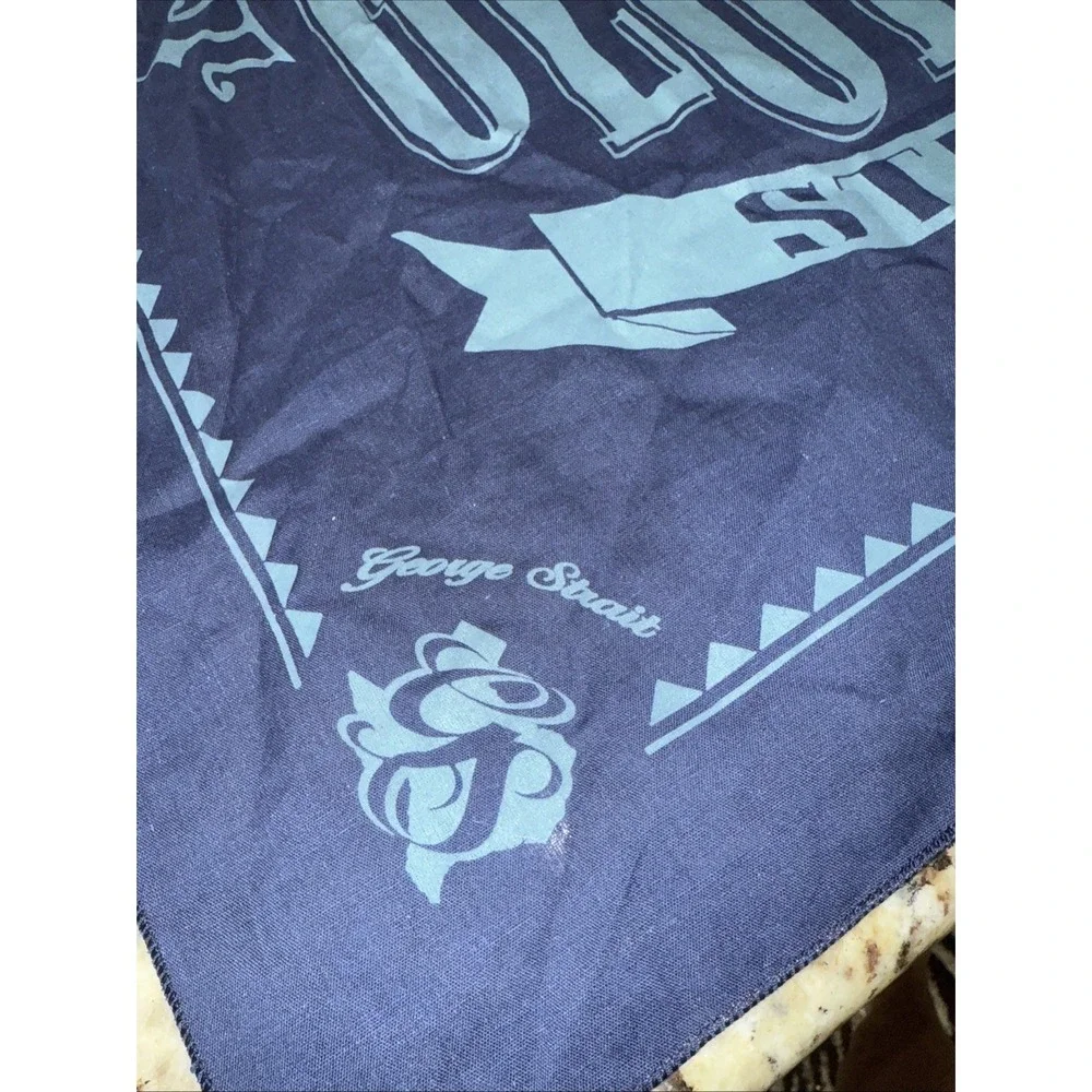 George Strait Bandana‎ Kerchief Scarf Country Music Memorabilia 21
